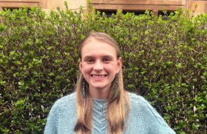 Die Studentin Lina Pfeiffer. Die 22-Jährige hat eine Online-Karte entwickelt, auf der Personen aus Berlin und Brandenburg ihre persönlichen Erfahrungen mit dem Klimawandel teilen können.