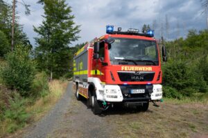 Nach einem Waldbrand am Pfaffenstein hat die Polizei einen Tatverdächtigen gestellt. (Archivbild)