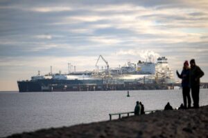 Das LNG-Terminal bei Wilhelmshaven ist seit Anfang 2023 im Regelbetrieb. (Archiv-Foto)