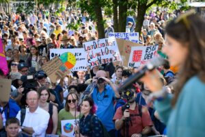 Demonstration fürs Klima: Mehrere Tausend haben in Berlin protestiert.