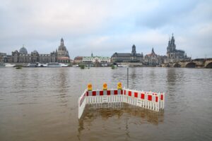 In Sachsen wird das Hochwasser laut Umweltminister vergleichsweise glimpflich verlaufen.