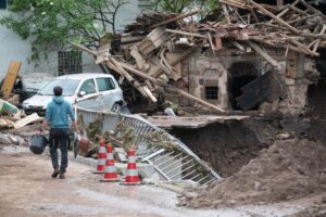 Anfang Juni hatte es in Teilen Baden-Württembergs nach Starkregen schweres Hochwasser gegeben. (Archivfoto)