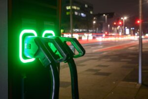 Auf der Suche nach einer Ladesäule sind E-Autofahrer in Emden im Vorteil.