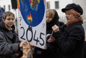 Sie fordern mehr Klimaschutz.