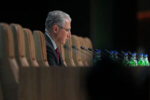 Bekam viel Kritik zu hören: COP29-Präsident Babayev.