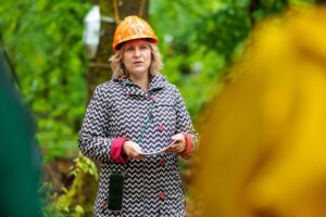 Grünen-Ministerin Katrin Eder stellt die neuen Klimaschutzziele des Landes vor. 2014 hatte Rheinland-Pfalz als eines der ersten Länder ein Klimaschutzgesetz verabschiedet.