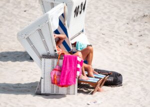 Der Sommer 2024 bot manchen schönen Tag mit Strand- und Badewetter.