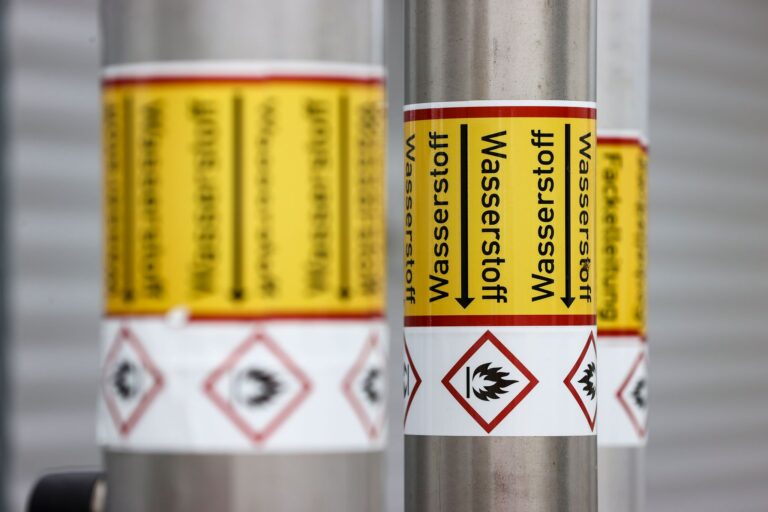 Im künftigen Wirtschaftssystem soll Wasserstoff eine zentrale Rolle spielen. Mehr als die Hälfte des Bedarfs soll importiert werden. (Symbolbild) Foto: Jan Woitas/dpa