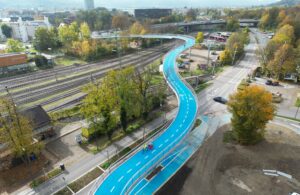 Die neue beheizbare Radbrücke in Tübingen ist jetzt defekt. (Archivbild)