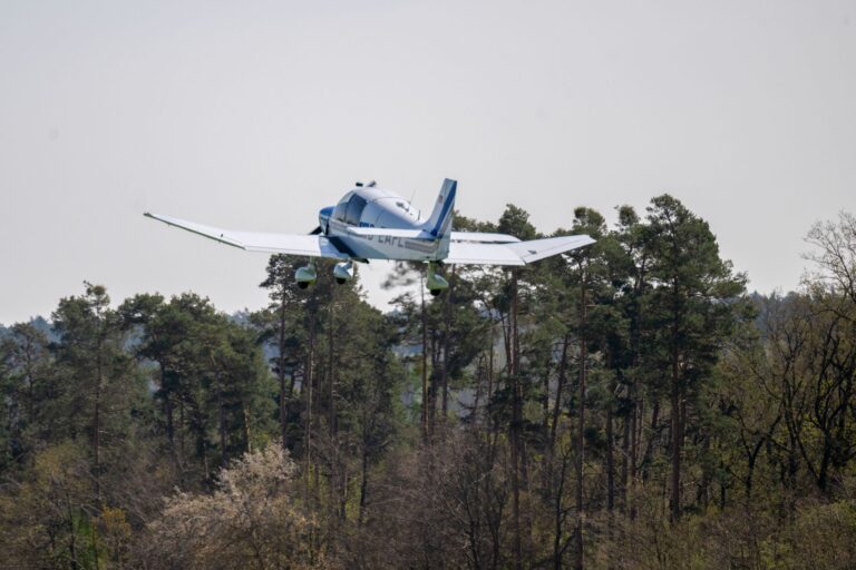 Die meisten Einsätze aufgrund von Waldbrandgefahr flogen die Luftbeobachter 2024 in der Oberpfalz. (Archivbild) Foto: Pia Bayer/dpa