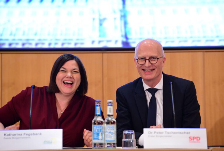Künftig zuständig für das Umweltressort, will Hamburgs Zweite Bürgermeisterin Katharina Fegebank wieder Lust auf Klimaschutz machen. Foto: Daniel Bockwoldt/dpa