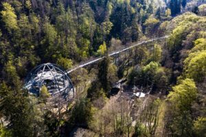 Mit dem Baumwipfelpfad begann vor zehn Jahren der Ausbau des touristischen Angebotes am Burgberg in Bad Harzburg. (Archivbild)