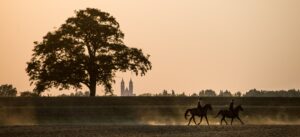 Rauch aus Kanada kann die Luft trüb wirken lassen und zu spektakulären Sonnenuntergängen führen. (Illustration)