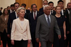 Ursula von der Leyen und António Costa sprachen in Peking mit Chinas Staatsführung.