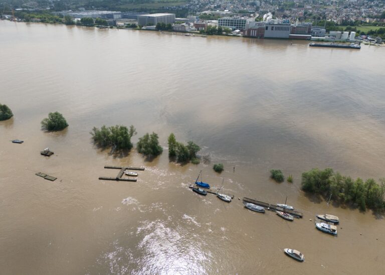 Das steigende Risiko von Hochwasser stelle die Bundesländer vor enorme Herausforderungen, heißt es. (Archivbild) Foto: Boris Roessler/dpa