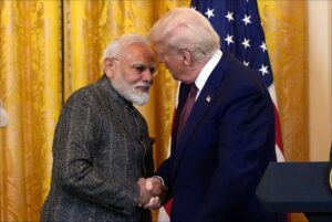 Im Februar hatte Indiens Premierminister Modi dem US-Präsidenten einen Besuch in Washington abgestattet. (Archivbild)