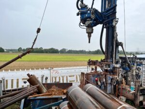 Hessen bohrt für neue Grundwassermessstellen.