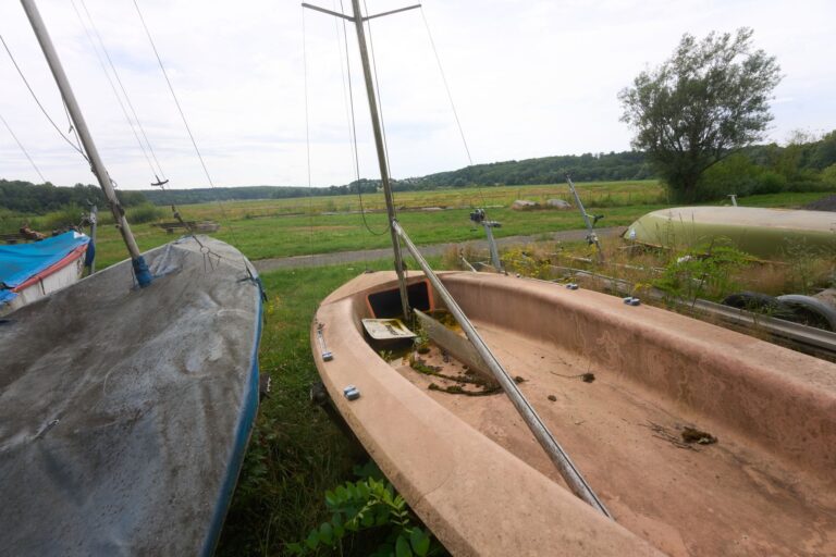 Der See liegt seit drei Jahren trocken. (Archivbild) Foto: Thomas Frey/dpa