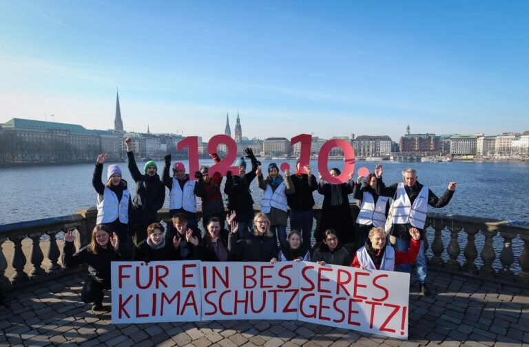 Am 12. Oktober können die Hamburger in einem Volksentscheid über die verschärften Klimaschutzziele abstimmen.  Foto: Christian Charisius/dpa