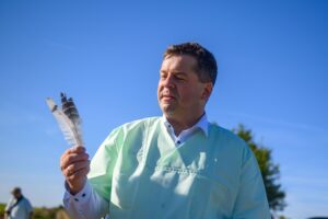 Landwirtschaftsminister Schulze hat das Projekt besucht.