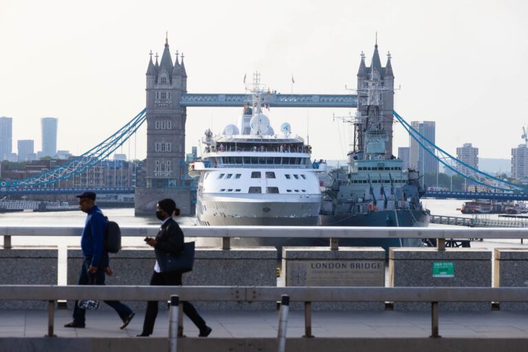Die Internationale Seeschifffahrtsorganisation IMO hat ihren Sitz in London nahe der Themse. (Archivbild) Foto: David Parry/PA Wire/dpa